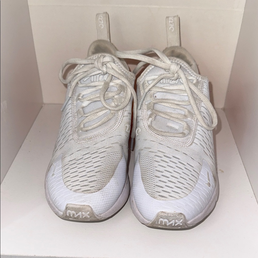 Nike Kids Cream and White Sneakers